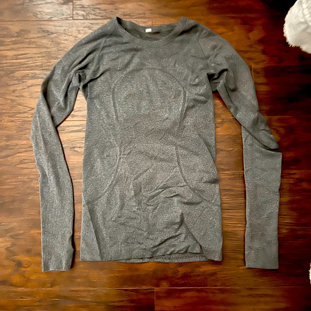 Long Sleeve Grey Lululemon Swiftly Tech